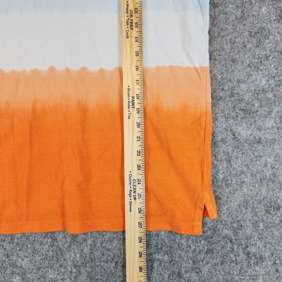 Polo Ralph Lauren Men Shirt Medium Classic  Fit Tie Dye Color Blocked Mesh Polo - Picture 10 of 11